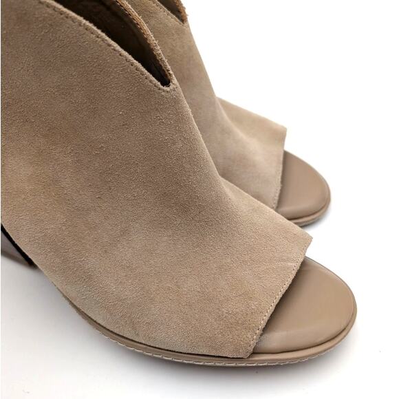 Vince Camuto Fareena Cutout Block Heel Bootie Women's Natural Size US10M EU41.5 - Picture 9 of 12